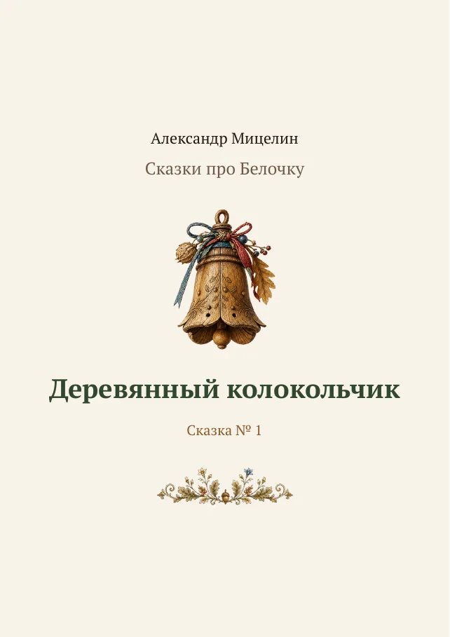 Титул сказки «Деревянный колокольчик»